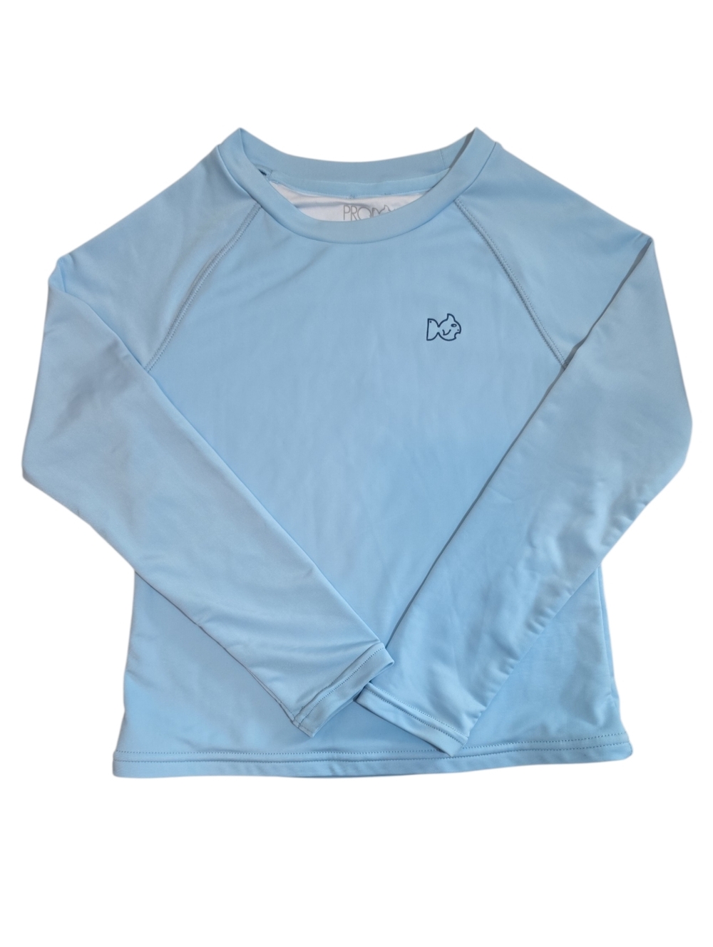 Prodoh Boys Reef Long-Sleeve Light Blue Rashguard Windsurfer - Size 6